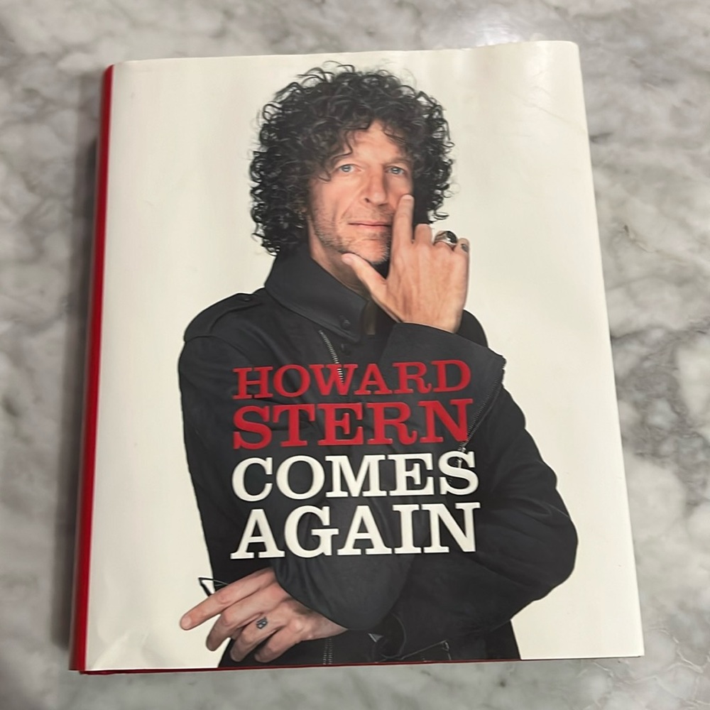 Howard Comes Again by Howard Stern Hardcover Book. Great cond, smoke free home.